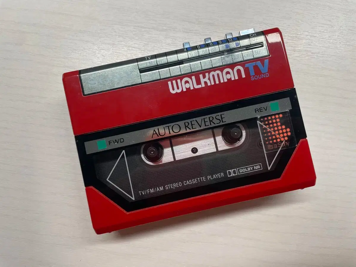 Sony 워크맨 Walkman WM-F55 레드 (정상작동품) | 브랜드 중고거래